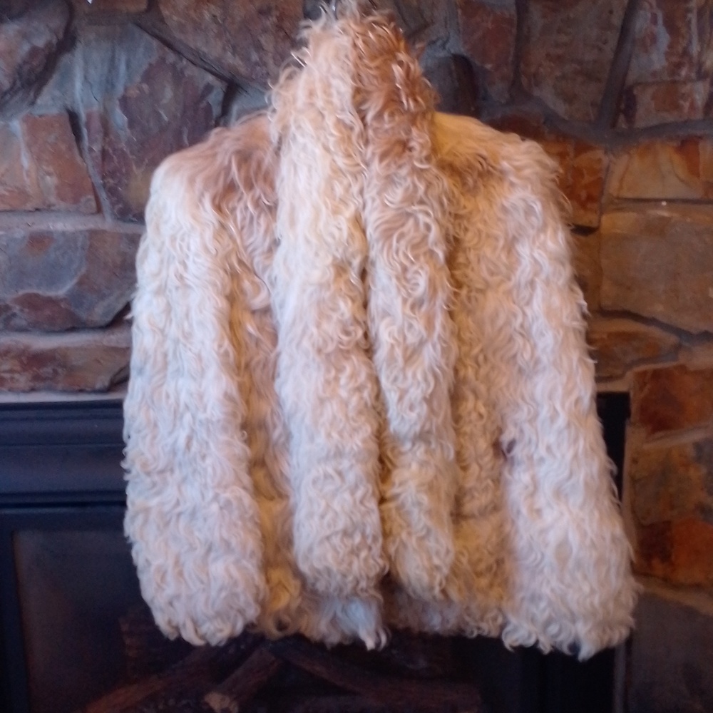 Rare Long-haired Raw Sheep Wool Jacket And Scarf Inuk Inuit 2009 - Picture 10 of 16